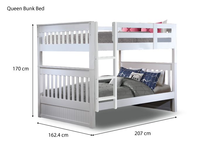 Riley Queen over Queen Bunk Bed